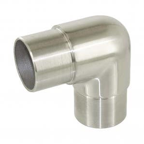 90deg Mitred Elbow 42.4mm o/d x 2.0mm 316 Satin Polished