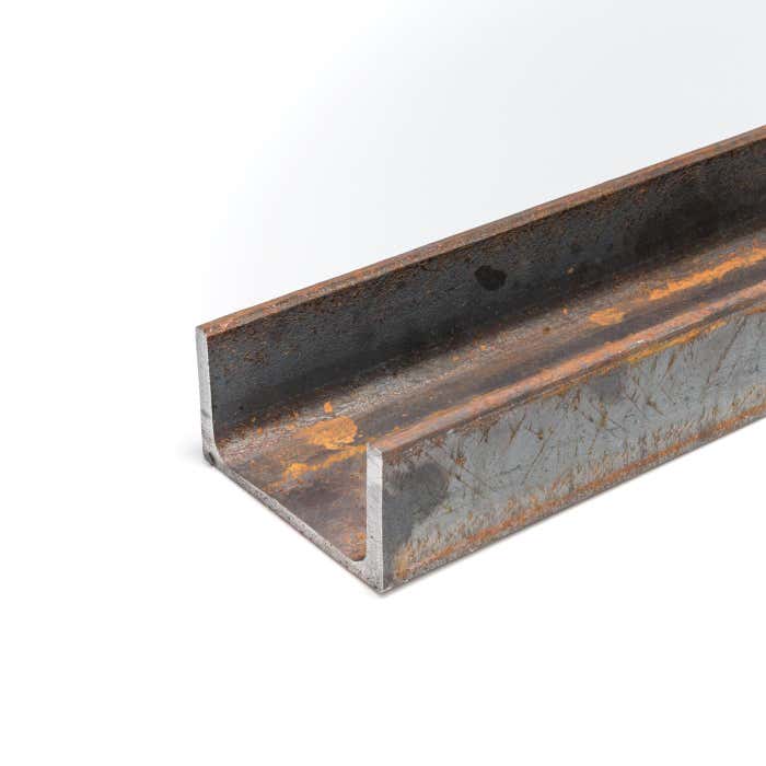 51mm x 25mm x 4.6mm Mild Steel Channel