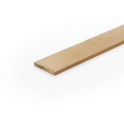 9.5mm x 6.3mm (3/8" x 1/4") Brushed Polished Brass Flat