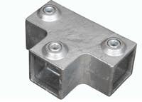 Tube Clamps - SQUARE Clamp 104 40mm LONG TEE