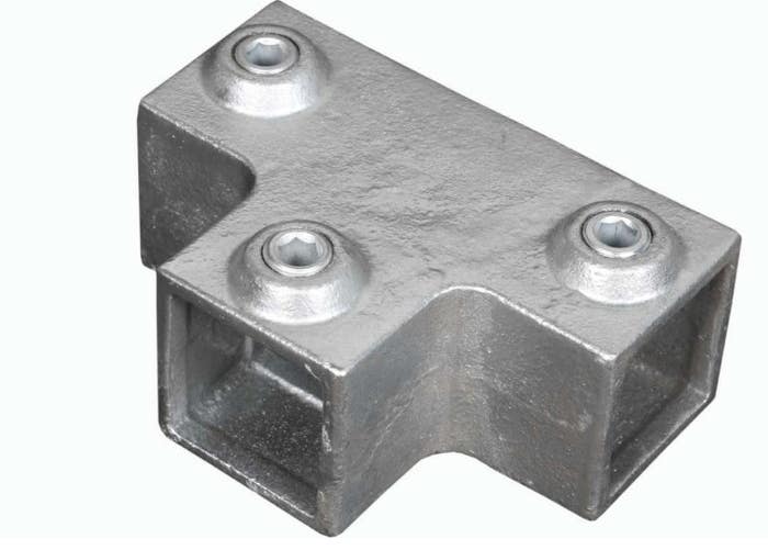 Tube Clamps - SQUARE Clamp 104 40mm LONG TEE