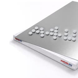 metals4U Stainless Steel Mirror Sheet - Unbreakable Mirror, Lightweight, Shatter Resistant 1000mm x 500mm Sheet