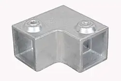 Tube Clamps - SQUARE Clamp 125 40mm 90 deg ELBOW