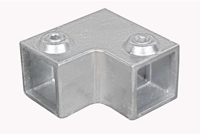 Tube Clamps - SQUARE Clamp 125 40mm 90 deg ELBOW