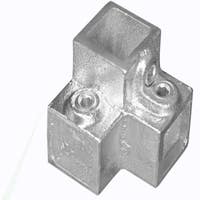 Tube Clamps - SQUARE Clamp 128 40mm 3 WAY ELBOW