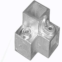 Tube Clamps - SQUARE Clamp 128 40mm 3 WAY ELBOW