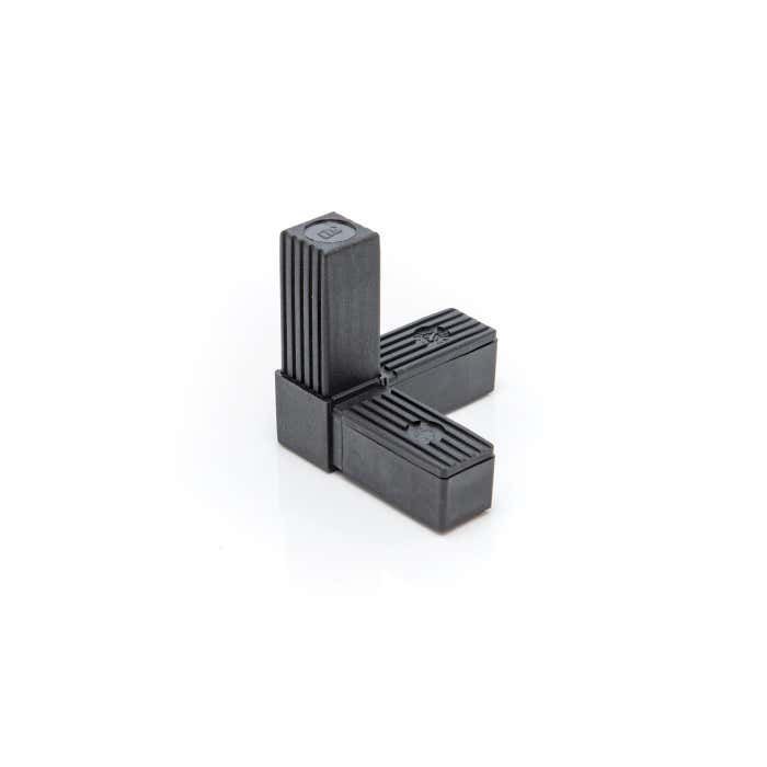 Square Tube Connectors 20mm 3 Way