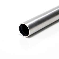 19mm x 3.2mm (3/4" x 10swg) Brushed Aluminium Tube