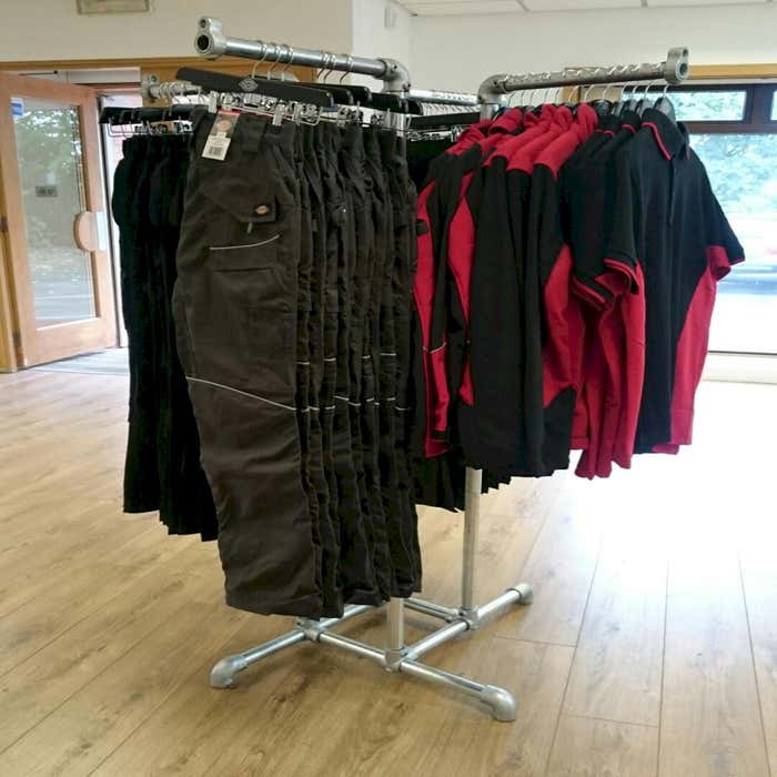 Tube Clamps - Size B TubeClamp Kits 4 Way Clothes Stand