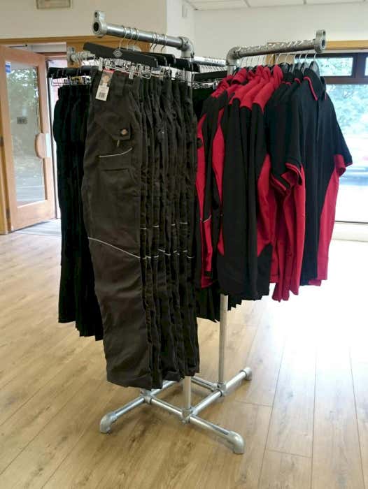 Tube Clamps - Size B TubeClamp Kits 4 Way Clothes Stand