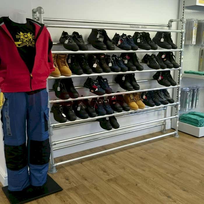 Tube Clamps - Size B TubeClamp Kits 6 Tier Shoe Rack