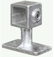 Tube Clamps - SQUARE Clamp 143 40mm WALL MTD HR BRACKET