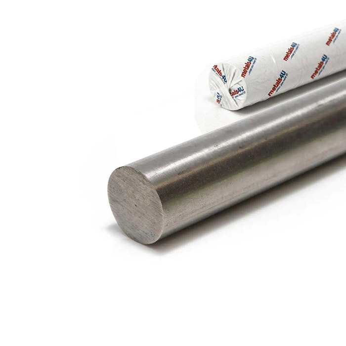 metals4U Stainless Steel 304 Round Bar 15mm Diameter - 1 Metre Length (1000mm), Solid Rod