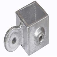 Tube Clamps - SQUARE Clamp 173M 40mm SNGL MALE SWIVEL