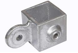 Tube Clamps - SQUARE Clamp 173M 40mm SNGL MALE SWIVEL