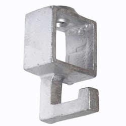 Tube Clamps - SQUARE Clamp 182 40mm HOOK