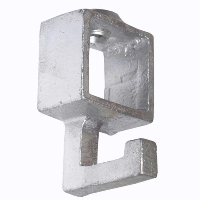 Tube Clamps - SQUARE Clamp 182 40mm HOOK