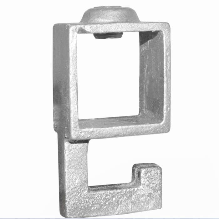 Tube Clamps - SQUARE Clamp 183 STRAIGHT HOOK