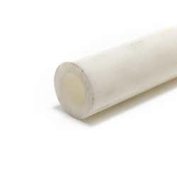  50mm OD x 40mm ID Natural Nylon Round Tube