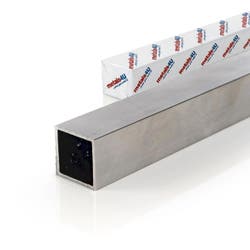 metals4U Aluminium Box Section 12.7mm x 12.7mm x 1.6mm (1/2" x 1/2" x 16SWG) - 1 Metre Length (1000mm), Square Tube