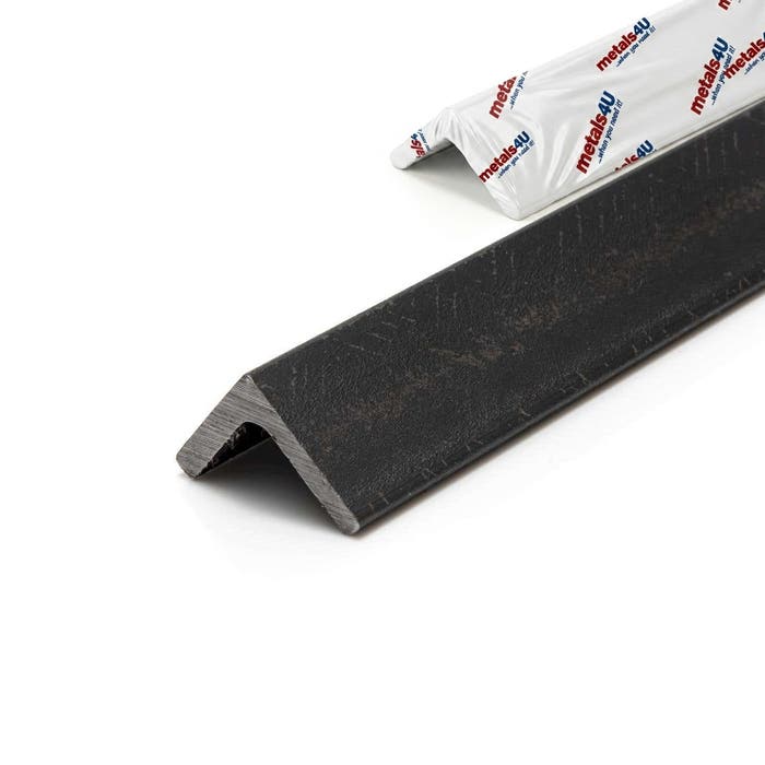 metals4U Mild Steel Angle 30mm x 30mm x 3mm - 6 Metre Length (6000mm), Hot Rolled Angle Iron
