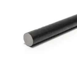 6mm Black Mild Steel Round