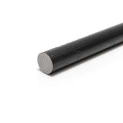 22mm Black Mild Steel Round