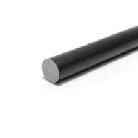 25mm Black Mild Steel Round