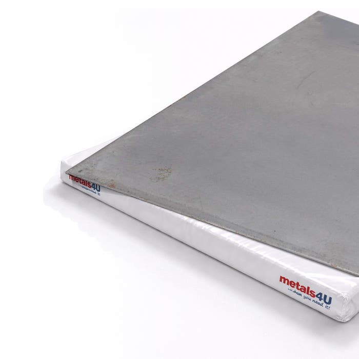 metals4U Mild Steel Sheet 1mm Thick - Steel Plate, 500mm x 500mm Sheet