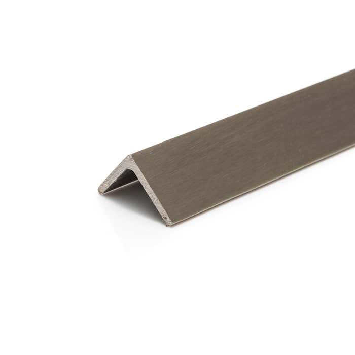25mm x 25mm x 3mm Stainless Steel Brushed Polished Angle