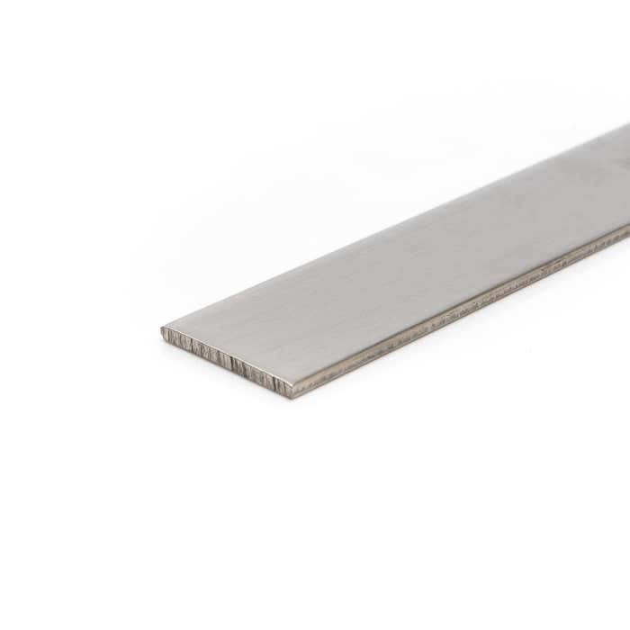 25mm x 3mm Brushed Polished Stainless Steel Flat Bar 