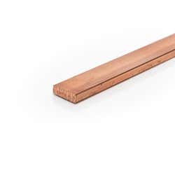  25.4mm x 6.3mm (1" x 1/4") Copper Flat Bar C101