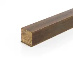 6.3mm (1/4") Brass Square Bar