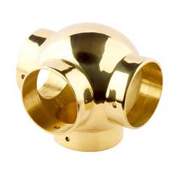 51mm Brass Ball Fittings Brass Side Outlet Tee 51mm