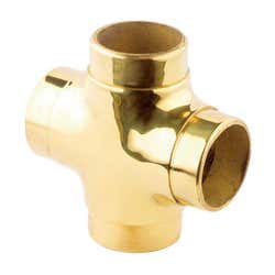 51mm Brass Flush Fittings Flush Cross