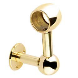 51mm Brass Hand & Foot Rail Brackets Pre-Adjusted 