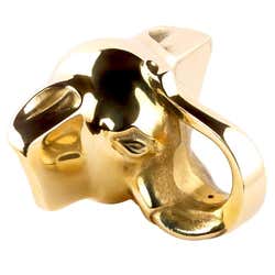 51mm Brass Hand & Foot Rail Brackets Elephant