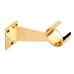 51mm Brass Hand & Foot Rail Brackets Angle Centre Support 