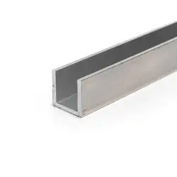 12.7mm x 12.7mm x 1.6mm (1/2" x 1/2" x 1/16") Aluminium Channel
