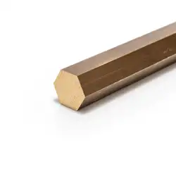 6mm AF Brass Hexagon Bar