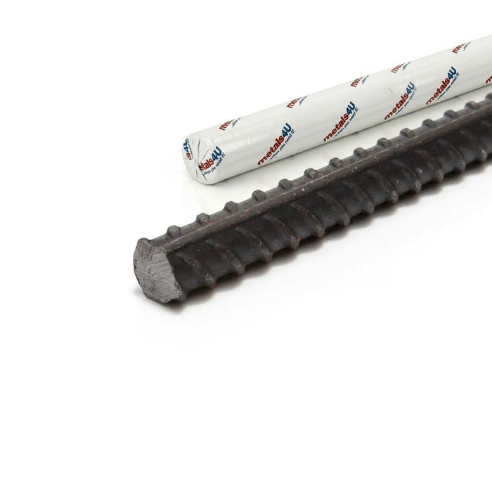 metals4U Mild Steel Reinforcing Bar 8mm - 2 Metre Length (2000mm), Rebar for concrete