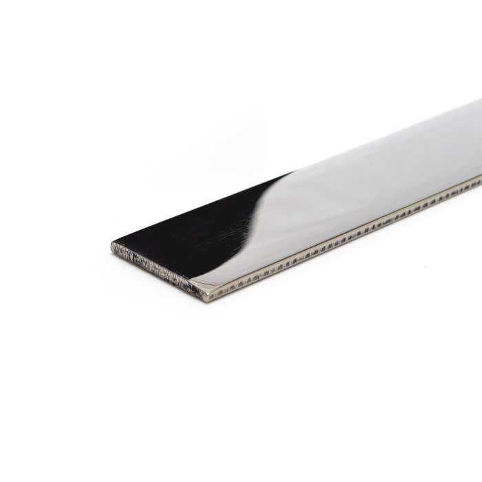 20mm x 3mm Bright Polished Stainless Steel Flat Bar