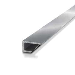  3.2mm (1/8") End Stop - Anodised Aluminium Wall Board Section
