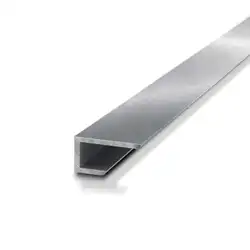 3.2mm (1/8") End Stop - Anodised Aluminium Wall Board Section