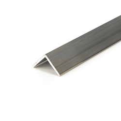 25.4mm x 12.7mm x 3.2mm (1" x 1/2" x 1/8") Aluminium Angle 