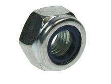 Bright Zinc Plated Nylon Insert Nuts M8 200Pack