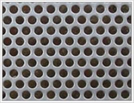 6mm hole 8.5mm pitch 1.5mm thick Mild Steel Sheet Perforated