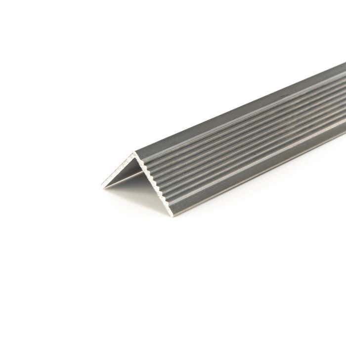 Aluminium Fluted Edgings & Nosings Angle Stair Edging 1