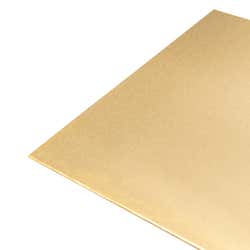  3mm Satin Polished Brass Sheet
