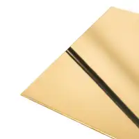 Mirror Polished Brass Splashback